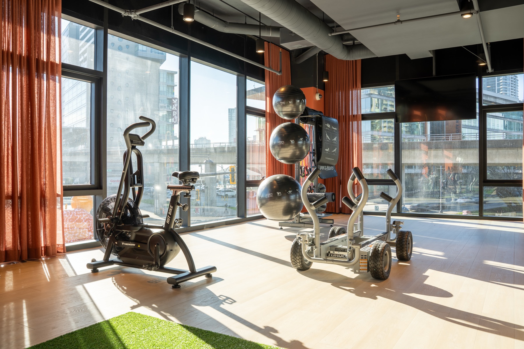 Premium gym equipment in a Fit22 facility