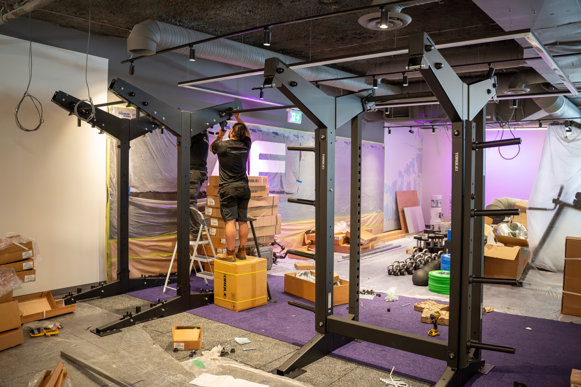 Gym equipment installation in Vancouver, BC