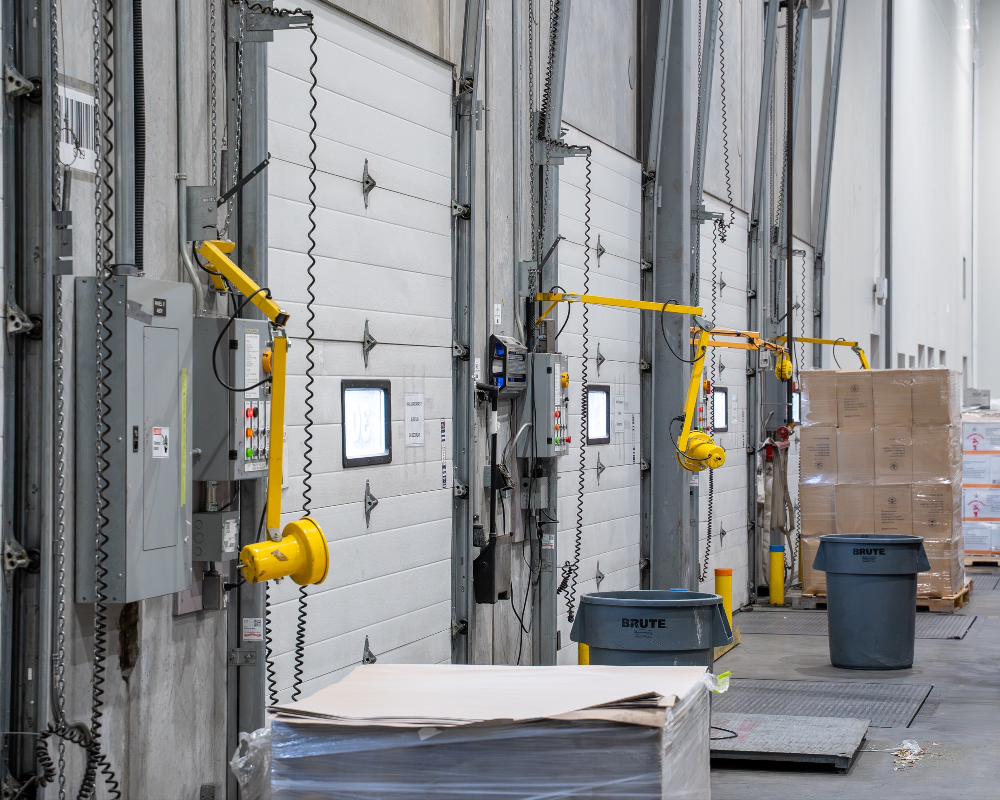 Inside the cold storage build