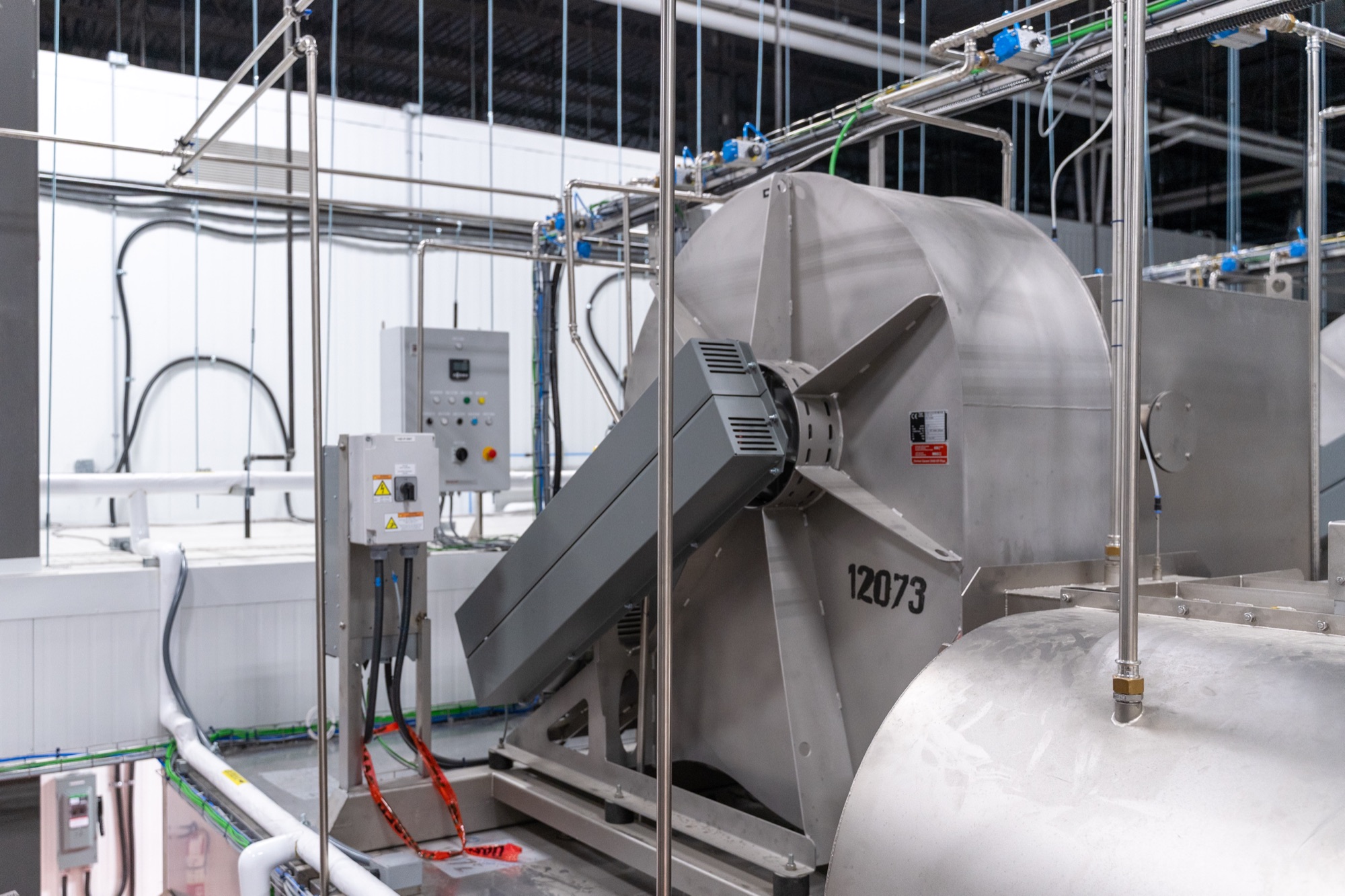 Cold storage facility detail